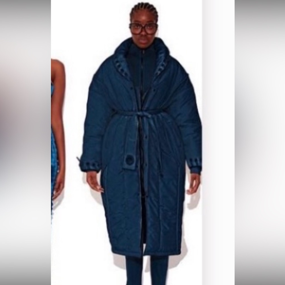 BBXBRAND XS/S Teal Maxi Puffer